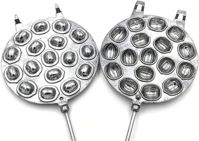 BIOL Heavy Oreshki Mold Oven Cookies Maker Oreshnitsa 17 Nuts Oreshki - Cookie -