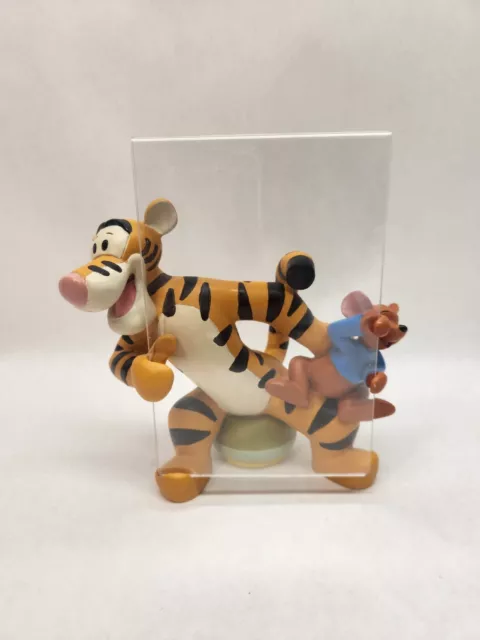 Vintage Disney Winnie the Pooh Tigger and Roo Peek Resin Figure PictureFrame 4x6