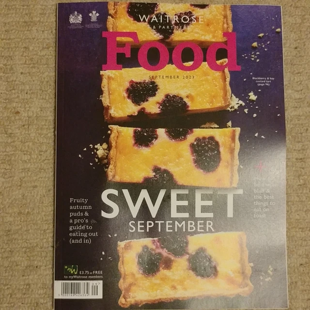 WAITROSE FOOD / Cooking Magazine September 2023 NEW £1.86 PicClick UK