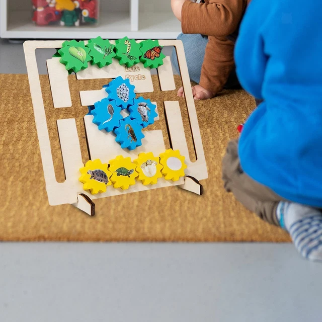 Cube De Motricité 6 En 1 TECHEEL - Jouet Montessori Bébé Dès 1 An