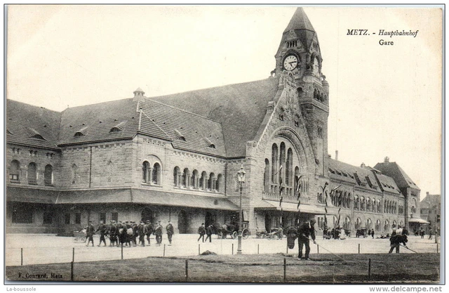 57 METZ - vue d'ensemble de la gare