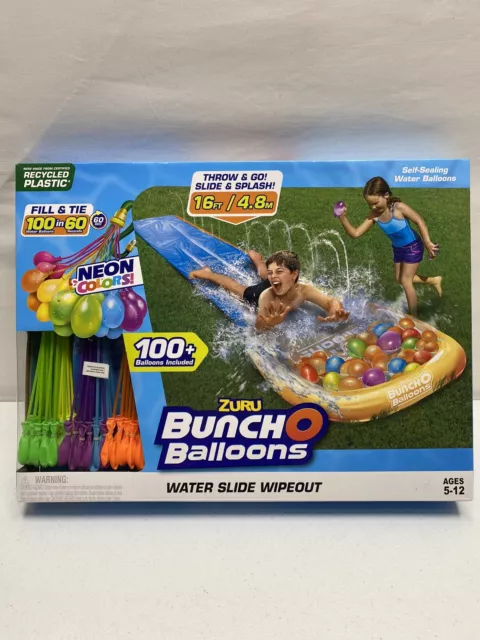 Water Slide Zuru Bunch O Balloons Self Sealing Water Balloons New In Sealed Box
