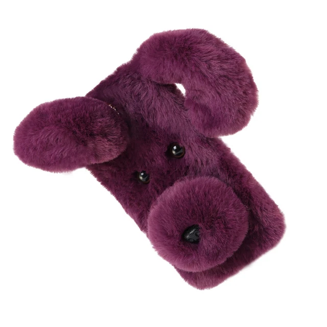 Coque pour téléphone à motifs en peluche douce Mignon Mode Hiver Garder 3