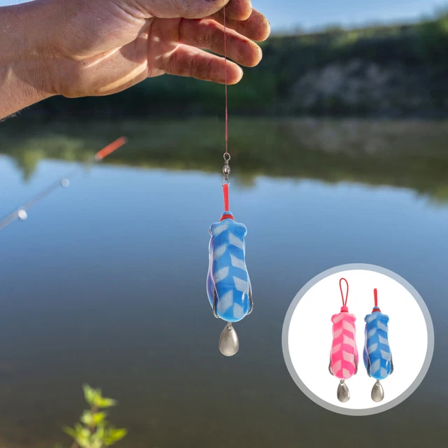 2 Pcs Fishing Frog Swimbait Fishing Jig Lures Colored Bait Fishing Baits Sequins