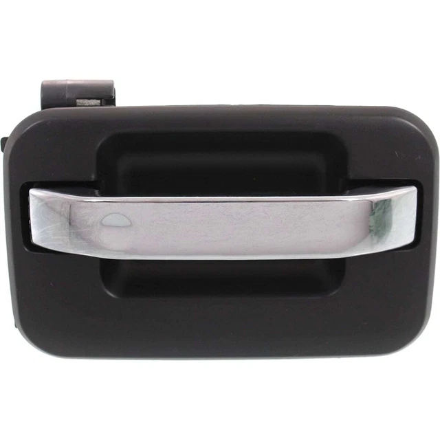 Exterior Door Handle For 05-15 Ford F150 Front Passenger Side Chrome & Black