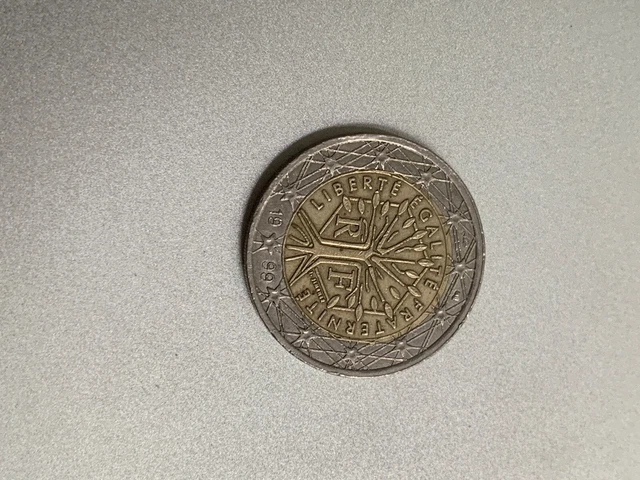PIECE 2 EUROS Rare France "Arbre De Vie" 1999 fautée EUR 120,00