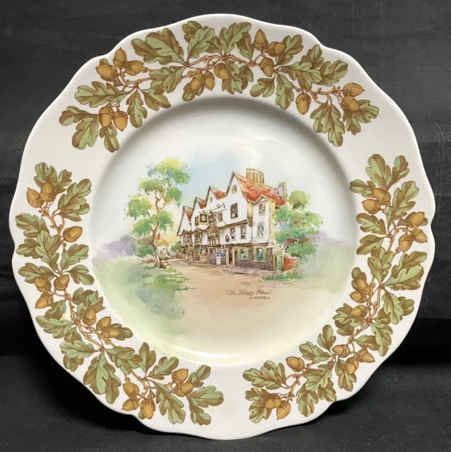 Royal Doulton  OLD ENGLISH INNS Dinner Plate The Kings Head Chigwell EXCELLENT