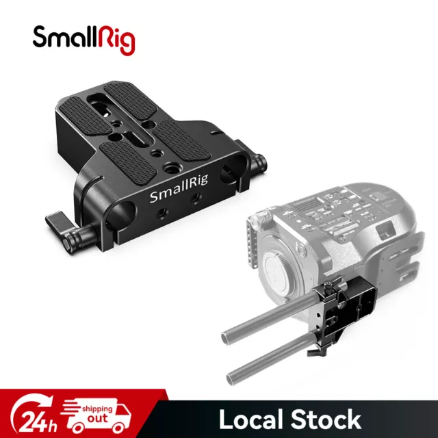 SmallRig Universal Baseplate with Dual 15mm Rod Clamp  for Follow Focus 1674