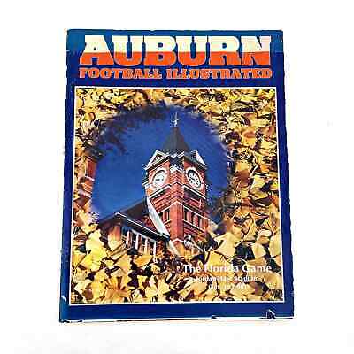 1981 Auburn Tigers Vs. Florida Gators Football Illustrated Program *READ*