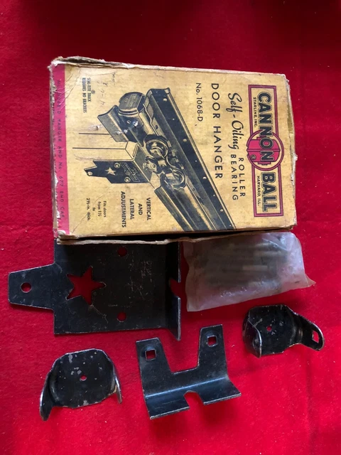Vintage Cannon Ball door hanger Starline USA farm track door