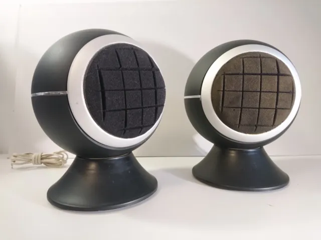 Vintage BEAG HOX55 Space Age Design Ball Speakers 1970s Hungary