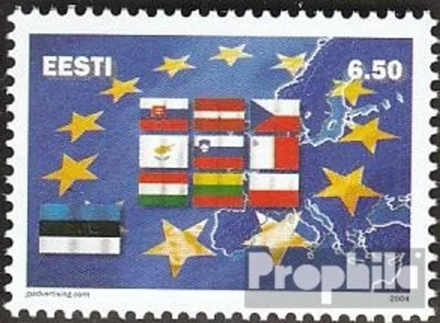 Estland 487 (kompl.Ausg.) postfrisch 2004 Beitritt zur EU