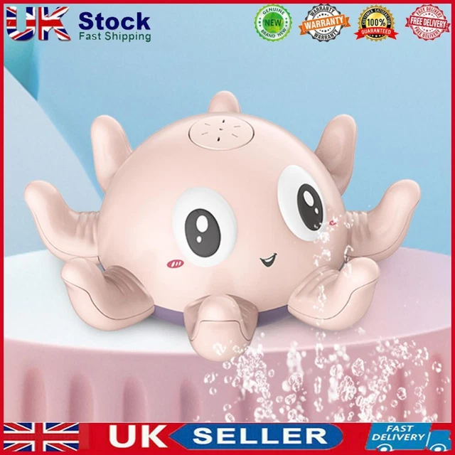 Bath Toy Electric Baby Bath Toy Glowing Light Up Bath Toys for Toddlers Infants