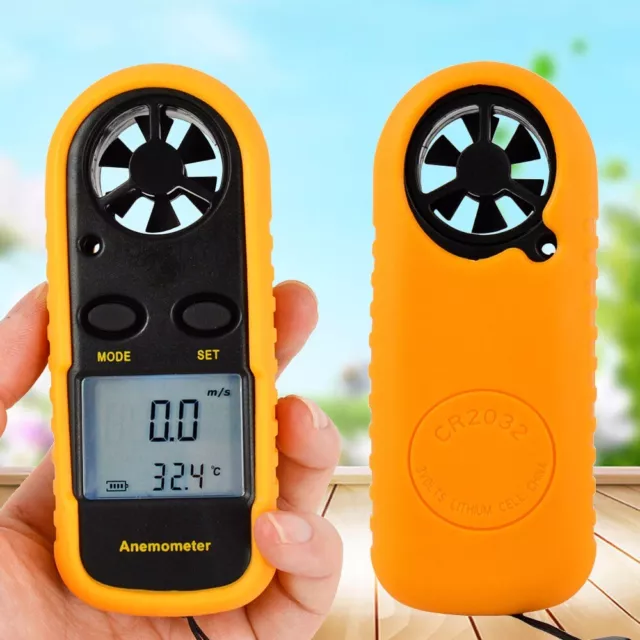 GM816 Handy Digital LCD Backlight Anemometer Wind Velocity Measure Meter