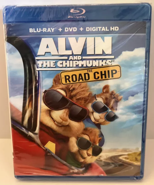 Alvin and the Chipmunks: The Road Chip (Blu-ray/DVD Combo, 2015) - New Sealed