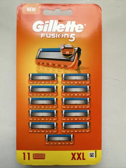 Gillette Fusion 5 Original 11 x Cartridges  New UK Seller