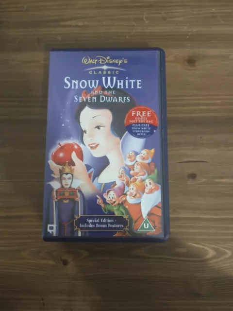 Snow White And The Seven Dwarfs (VHS/SUR, 2001) Good Condition Vintage Classic