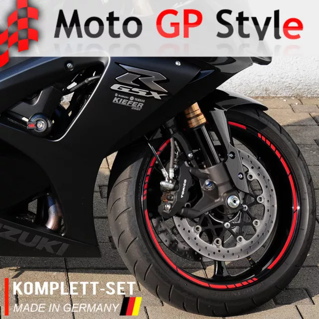 NEW Moto GP Style Felgenrandaufkleber Auto Motorrad Felgenaufkleber Pocket Bikes