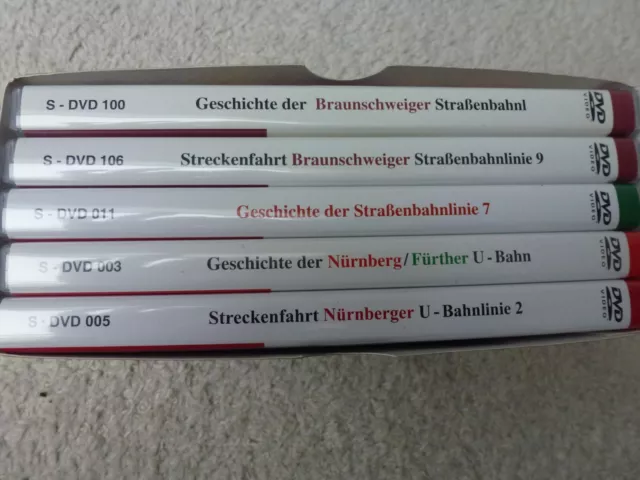 Straßenbahn 5 DVD-Box Nürnberg Fürth Braunschweig - Wirtschaftswunder