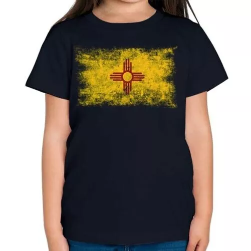 Nuovo Mexico State Affliggere Bandiera T-Shirt Top Messicano Jersey Gift