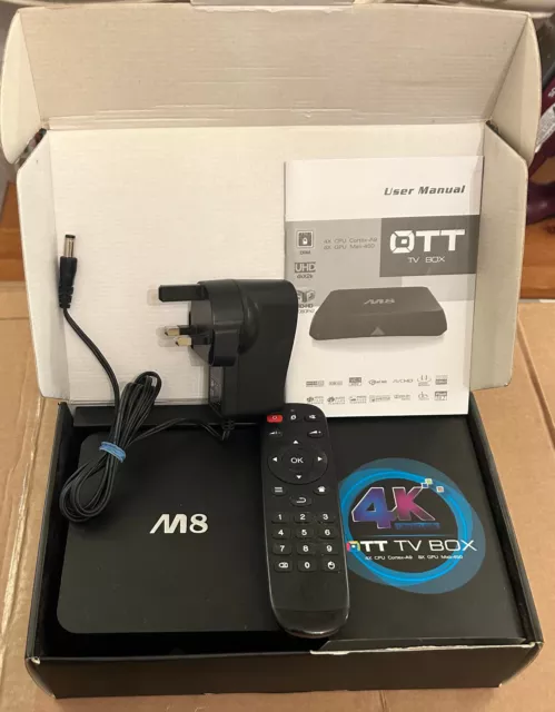 OTT M8 4K TV Streaming Box