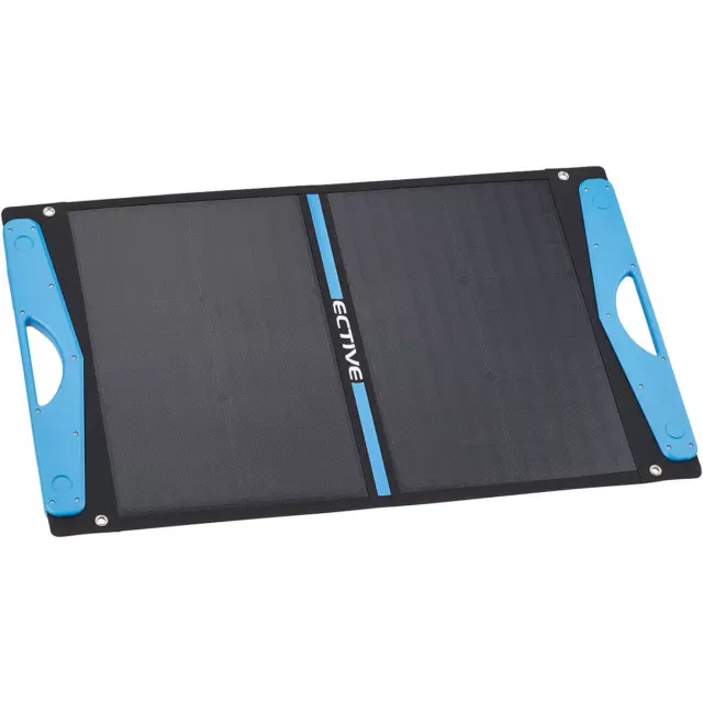 ECTIVE SunDock 60W USB Solartasche 12V mobiles Solarpanel faltbares Solarmodul