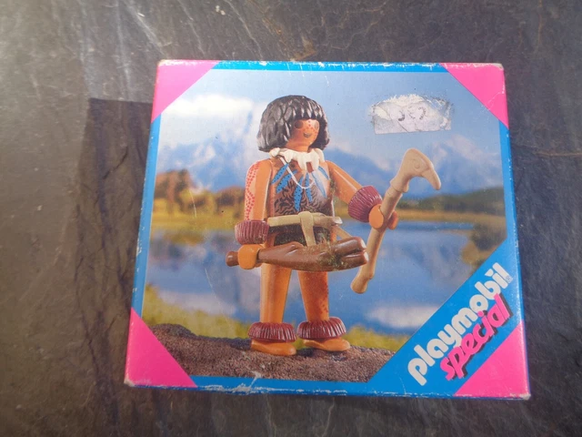 PLAYMOBIL vintage histoire homme préhistorique SPECIAL du set 4592 de