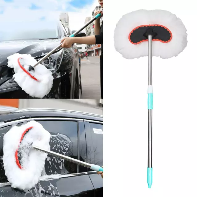 Telescopic Car Wash Brush with Rotatory Extension Pole for Boat Floors