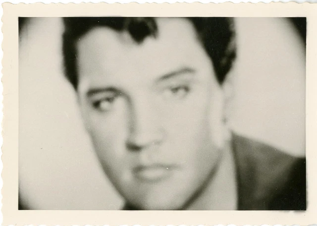 Broche Vintage Elvis Presley Rock - Collection Privée - Occasion Avec Traces D'usure