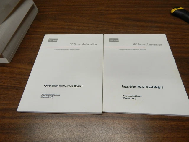 GE Fanuc Power Mate D F Programming Manual Volumes 1-2