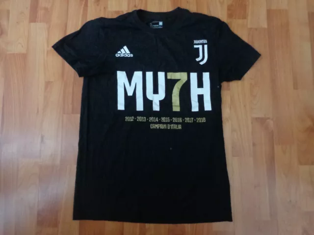 Classic Juventus Fc 7 Serie A Titles In A Row Mens Small Football Shirt Adidas