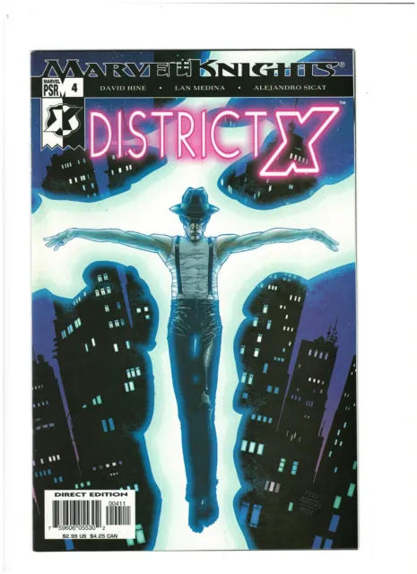 District X #4 NM- 9.2 Marvel Knights 2004 Bishop app. X-Men