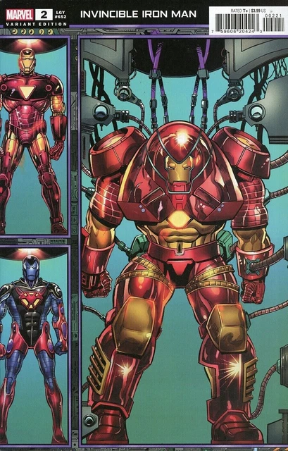Invincible Iron Man (2022) #1 2 3 4 5 6 7 8 Layton Connecting Cover Variant Set 3