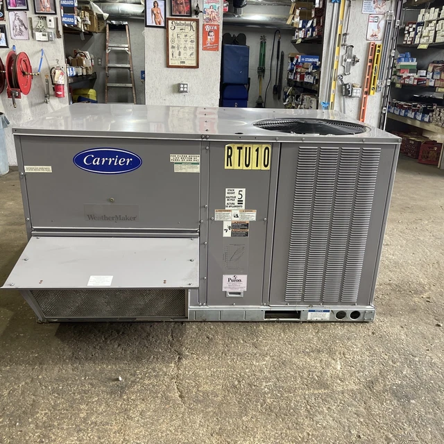 Carrier WeatherMaker 5 ton  model 50KCQA06A2M6A2B2C0 Rooftop AC/Heat pump