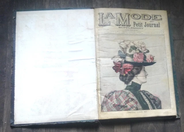 Ancienne Revue La Mode Du Petit Journal N°30 (1900) Avec Patron Brassière-Bavoirs