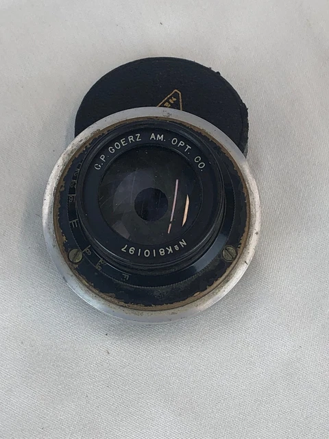 Vintage objectif en aluminium Dallmeyer Adon. #73568. Avec étui