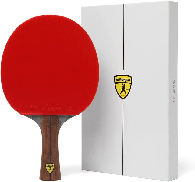 Killerspin Jet800 Speed N2 Ping Pong Paddle with Storage Case Red/Black