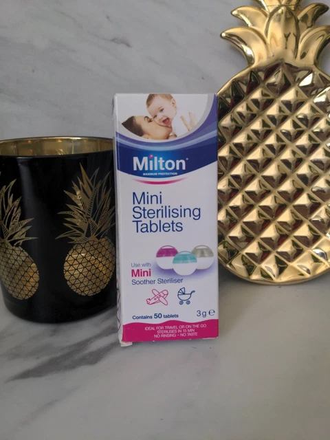 Milton Mini Tabletas Esterilizadoras 3g x50 - TOTALMENTE NUEVAS EN CAJA