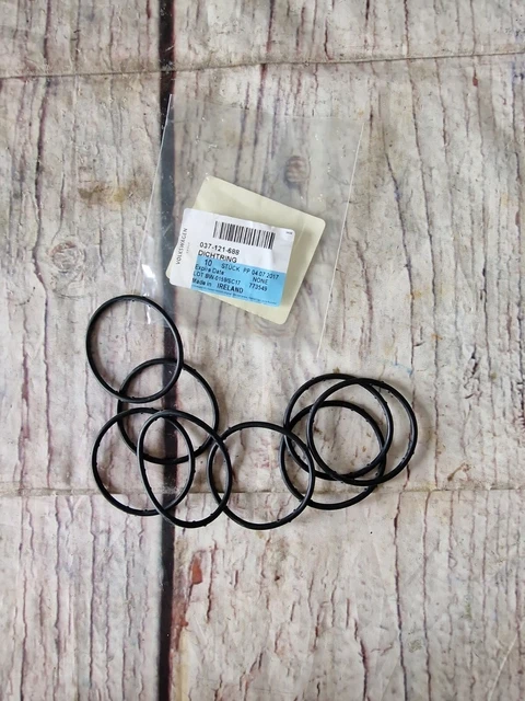 VW AUDI COOLANT flange / thermostat Seal 037121688 New genuine Audi ...