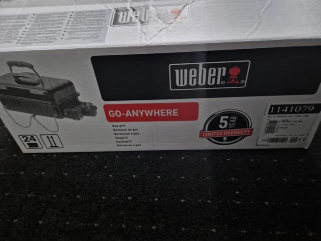 Weber Gasgrill Go Anywhere mit extra Alugrilleinlagen, sehr gut