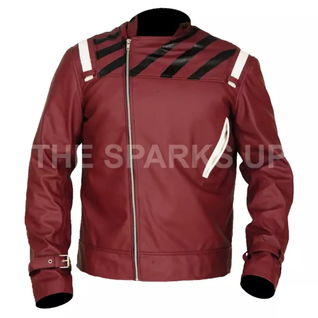 Mens Travis Strikes Again No More Heroes Nintendo Cosplay Costume Leather Jacket