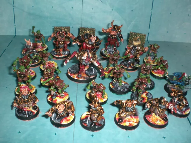 Chaos Dwarf Team + Starplayers For Bloodbowl / Blood Bowl /Fantasy Football