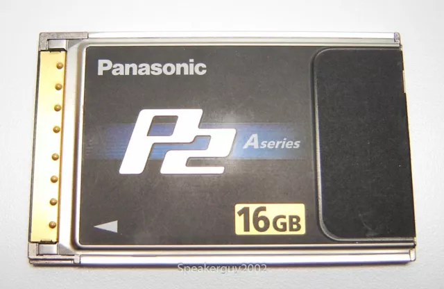 Tarjeta de memoria Panasonic P2 / Serie A - 16 GB / AJ-P2C016AG -- CC