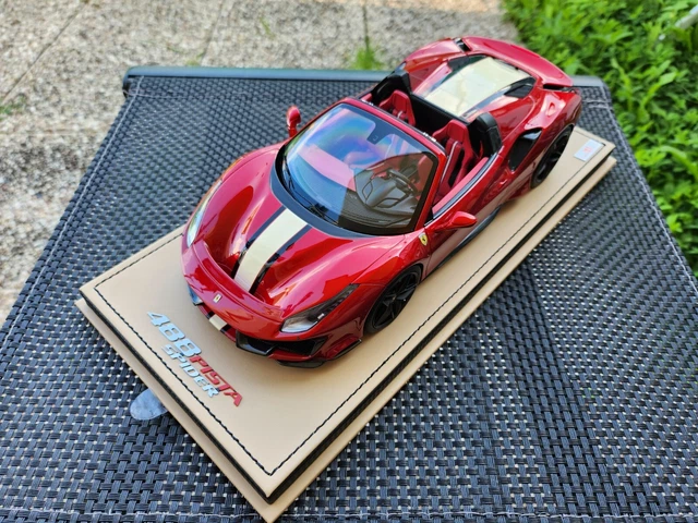 BBR 1/18 Ferrari 488 GT3 Rosso Fuoco - Édition Limitée - Résine - Italie