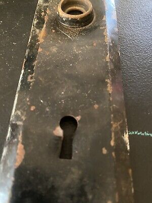Antique / Vintage  Copper/Metal Door Knob Backplate 2