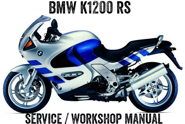 BMW K1200RS K1200 RS Workshop Service Repair Manual eBook PDF on CD