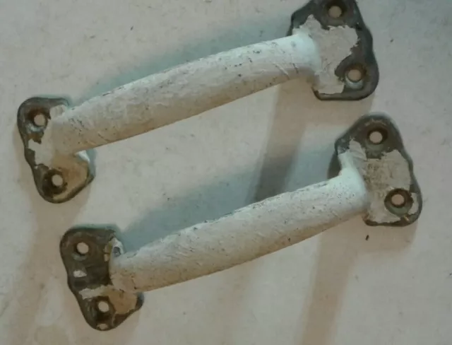 Antique Primitive Cabinet Or  Barn  Door  Handles Set Of Two