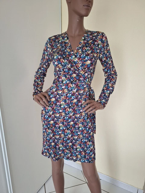 Robe Lise Charmel Bleue Taille L - Fabrication Française, Longueur Genou