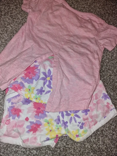 Large Bundle Of Baby Girls Summer Clothing 9-12 Months 12