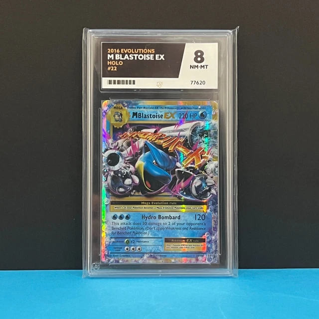 ACE 8 2016 M Blastoise EX Pokemon Card XY Evolutions 22/108 Near Mint